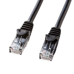 LKB6-20BK / カテゴリ6単線LANケーブル（ブラック・20m）