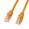 LKB6-01Y / カテゴリ6単線LANケーブル（イエロー・1m）