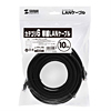 LKB6-10BK カテゴリ6単線LANケーブル(ブラック・10m) LKB6-10BK / カテゴリ6単線LANケーブル(ブラック・10m)