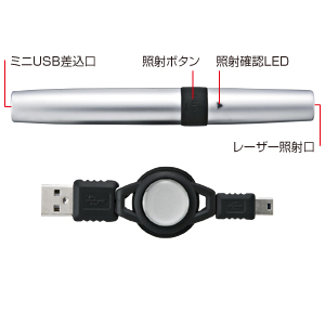 LP-GL100US / USBグリーンレーザーポインター