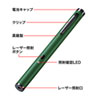 LP-GL1017G グリーンレーザーポインター LP-GL1017G / グリーンレーザーポインター