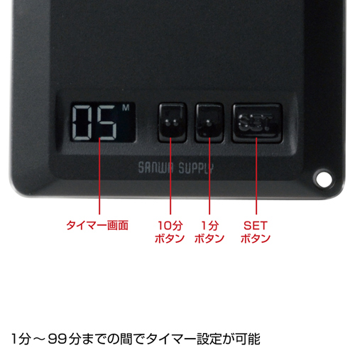 LP-RD309BK / タイマー付レーザーポインター（ブラック）