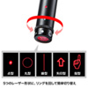 LP-RD312BKN 照射形状可変レーザーポインター(ブラック) LP-RD312BKN / 照射形状可変レーザーポインター(ブラック)