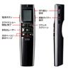 LP-RF104BK タイマー付き2.4Gパワーポインター(ブラック) LP-RF104BK / タイマー付き2.4Gパワーポインター(ブラック)