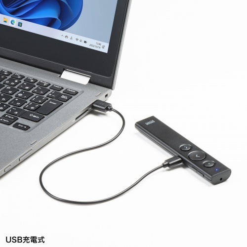 LP-RF116BK / USB充電式 パワーポインター