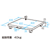 LPS-T101 レーザープリンタスタンド(W600×D635mm) LPS-T101 / レーザープリンタスタンド(W600×D635mm)