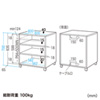 LPS-T102K / レーザープリンタスタンド（W600×D600mm）