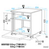 LPS-T108N レーザープリンタスタンド(W654×D700mm) LPS-T108N / レーザープリンタスタンド(W654×D700mm)