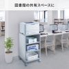LPS-T127 / レーザープリンタスタンド（W400×H700）