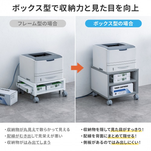 LPS-T128 / レーザープリンタスタンド（W400×H350）
