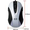 MA-010LSS レーザーマウス010(シルバー) MA-010LSS / レーザーマウス010(シルバー)