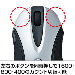 MA-010RFBK / 2.4Gワイヤレスレーザーマウス010（ブラック）