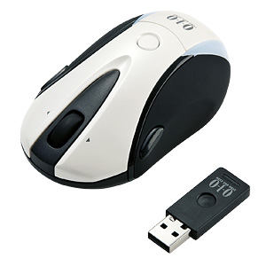 MA-010RFW / 2.4Gワイヤレスレーザーマウス010(ホワイト)