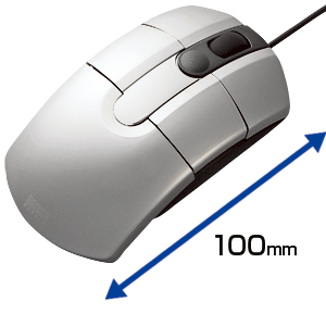 MA-109HS / 伸縮オプティカルマウス（シルバー）
