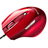 MA-118HR ブルーテック有線マウス(レッド) MA-118HR / ブルーテック有線マウス(レッド)