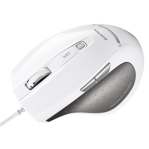 MA-118HW / ブルーテック有線マウス(ホワイト)