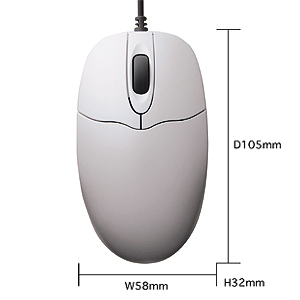 MA-87HUW / オプティカルマウス(ホワイト)
