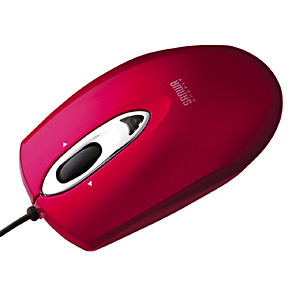 MA-89HR / チルトホイール付オプティカルマウス(レッド)