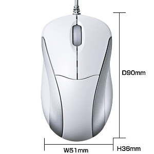 MA-90HUW / オプティカルマウス（ホワイト）
