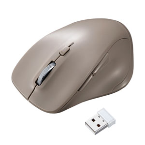 MA-ASW300 / 静音ワイヤレスブルーLEDマウス（5ボタン）