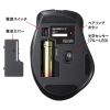 MA-BB518R BluetoothブルーLEDマウス(5ボタン・レッド) MA-BB518R / BluetoothブルーLEDマウス(5ボタン・レッド)