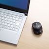 MA-BBS308BK 静音BluetoothブルーLEDマウス(充電式・ブラック) MA-BBS308BK / 静音BluetoothブルーLEDマウス(充電式・ブラック)