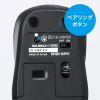 MA-BBS311DSN / 静音BluetoothブルーLEDマウス（ダークシルバー）