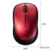 MA-BBS311RN / 静音BluetoothブルーLEDマウス（レッド）