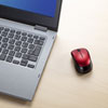MA-BBS311R 静音BluetoothブルーLEDマウス(レッド) MA-BBS311R / 静音BluetoothブルーLEDマウス(レッド)