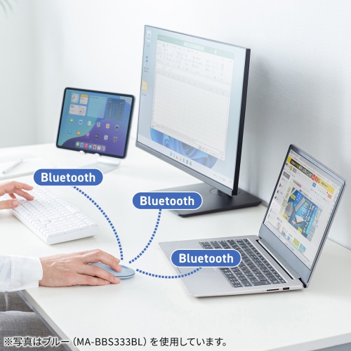 MA-BBS333BG / 静音Bluetoothマウス