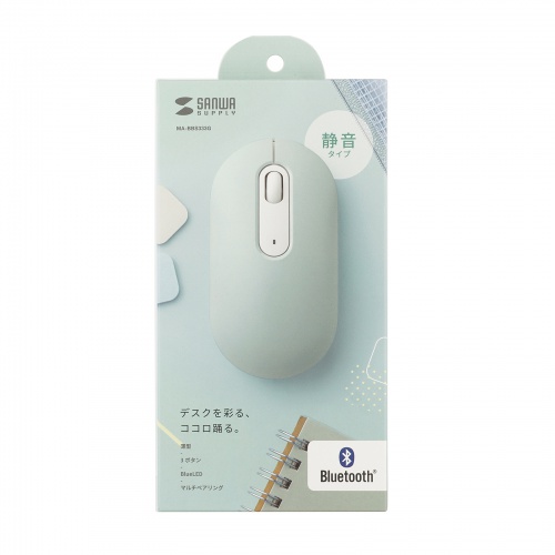 MA-BBS333G / 静音Bluetoothマウス