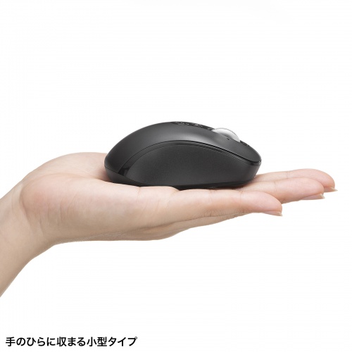 MA-BBS529BK / 静音Bluetoothマウス（チルトホイール・高速スクロール）