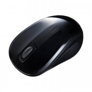 MA-BBSK315BK / 抗菌・静音BluetoothブルーLEDマウス（ブラック）