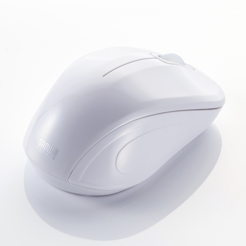 MA-BBSK315W / 抗菌・静音BluetoothブルーLEDマウス（ホワイト）