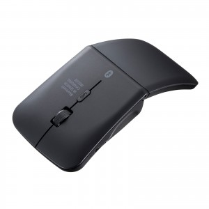 MA-BIS3116BK / 静音Bluetooth5.0 IR LEDマウス（3ボタン・薄型）