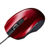 MA-BL10R 静音有線ブルーLEDマウス(レッド) MA-BL10R / 静音有線ブルーLEDマウス(レッド)