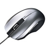 MA-BL10S 静音有線ブルーLEDマウス(シルバー) MA-BL10S / 静音有線ブルーLEDマウス(シルバー)