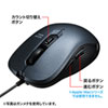 MA-BL114BL 有線ブルーLEDマウス(ブルー) MA-BL114BL / 有線ブルーLEDマウス(ブルー)