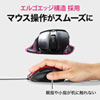 MA-BL123BK 有線ブルーLEDマウス(ブラック) MA-BL123BK / 有線ブルーLEDマウス(ブラック)