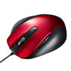 MA-BL123R 有線ブルーLEDマウス(レッド) MA-BL123R / 有線ブルーLEDマウス(レッド)