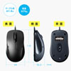 MA-BL138BK 有線ブルーLEDマウス(ブラック) MA-BL138BK / 有線ブルーLEDマウス(ブラック)