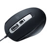 MA-BL163BK 静音有線ブルーLEDマウス(5ボタン・ブラック) MA-BL163BK / 静音有線ブルーLEDマウス(5ボタン・ブラック)