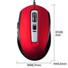 MA-BL163R 静音有線ブルーLEDマウス(5ボタン・レッド) MA-BL163R / 静音有線ブルーLEDマウス(5ボタン・レッド)