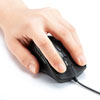 MA-BL165BK 静音有線ブルーLEDマウス(5ボタン・左手用) MA-BL165BK / 静音有線ブルーLEDマウス(5ボタン・左手用)