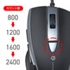 MA-BL168BK 静音有線ブルーLEDマウス(5ボタン) MA-BL168BK / 静音有線ブルーLEDマウス(5ボタン)