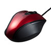MA-BL168R 静音有線ブルーLEDマウス(5ボタン) MA-BL168R / 静音有線ブルーLEDマウス(5ボタン)