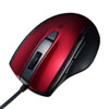 MA-BL168R 静音有線ブルーLEDマウス(5ボタン) MA-BL168R / 静音有線ブルーLEDマウス(5ボタン)