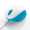 MA-BL6WBL ブルーLED有線マウス(ミントブルー&ホワイト) MA-BL6WBL / ブルーLED有線マウス(ミントブルー&ホワイト)