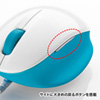 MA-BL6WBL ブルーLED有線マウス(ミントブルー&ホワイト) MA-BL6WBL / ブルーLED有線マウス(ミントブルー&ホワイト)