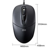 MA-BL7BK 有線ブルーLEDマウス(ブラック) MA-BL7BK / 有線ブルーLEDマウス(ブラック)
